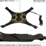 ainiv cinturon de entrenamiento de futbol 5 garras futbol voleibol rugby kick throw trainer solo practice training aids para ninos adultos para pelotas de tamano 3 4 5 cinturon a 1