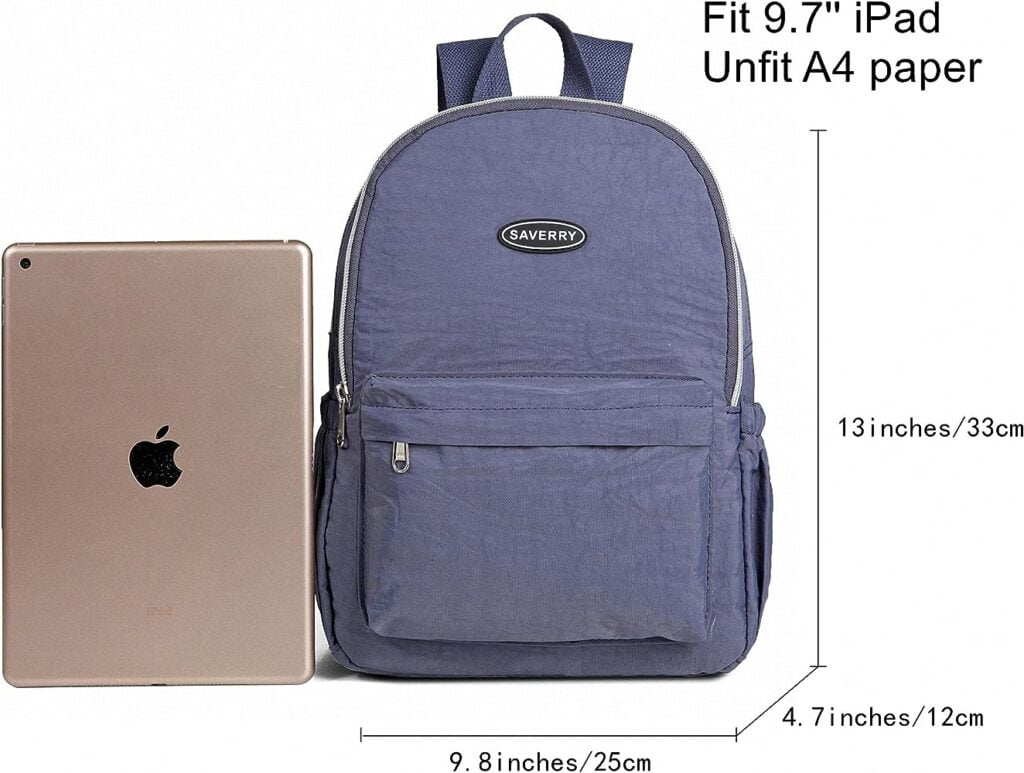 aotian mujer ligero mochilas de casual juveniles bolsas bolsa de uso diario 9 litros negro