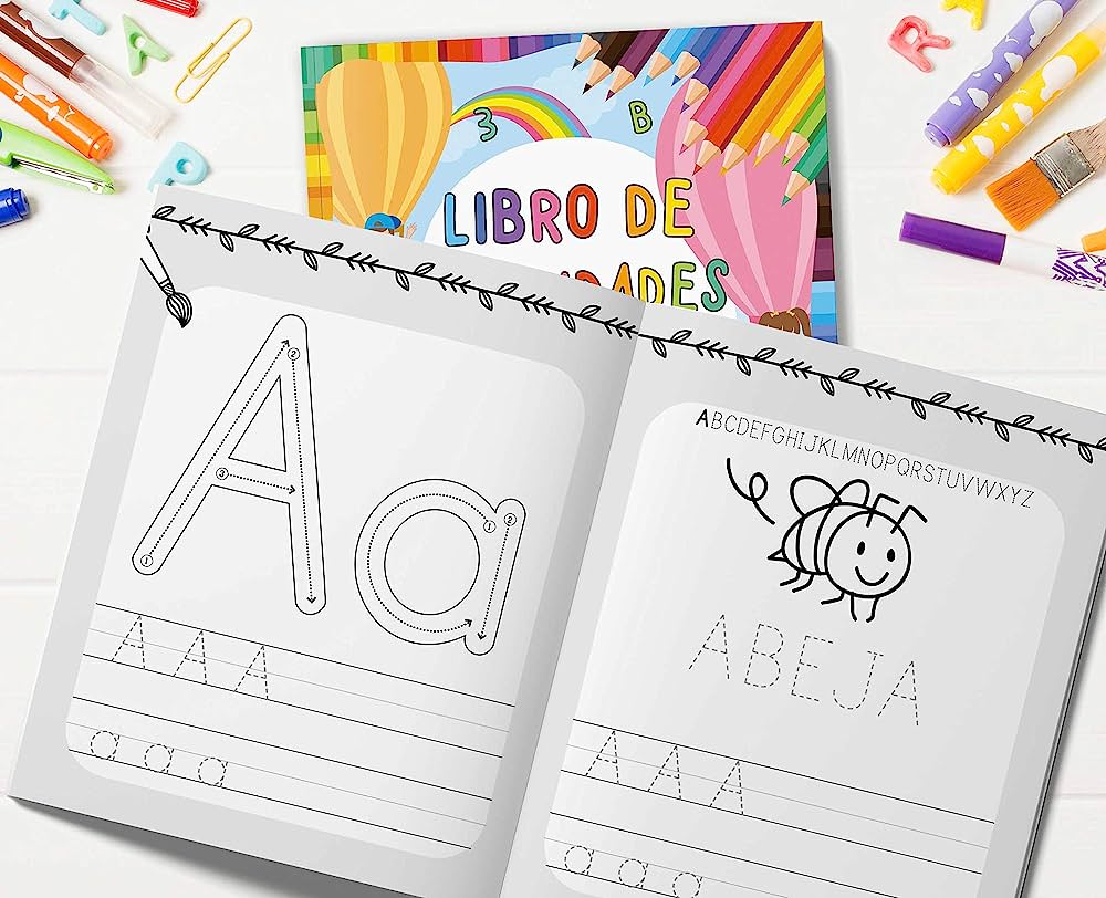 APRENDER A ESCRIBIR LETRAS Y NÚMEROS MAXI: CALIGRAFÍA FÁCIL Y DIVERTIDA CON PAUTA MONTESSORI. Libro de actividades preescolar para trazar, repasar y colorear. Niños 3-6 años 3 aprender a escribir letras y numeros maxi caligrafia facil y divertida con pauta montessori libro de actividades preescolar para trazar repasar y colorear ninos 3 6 anos