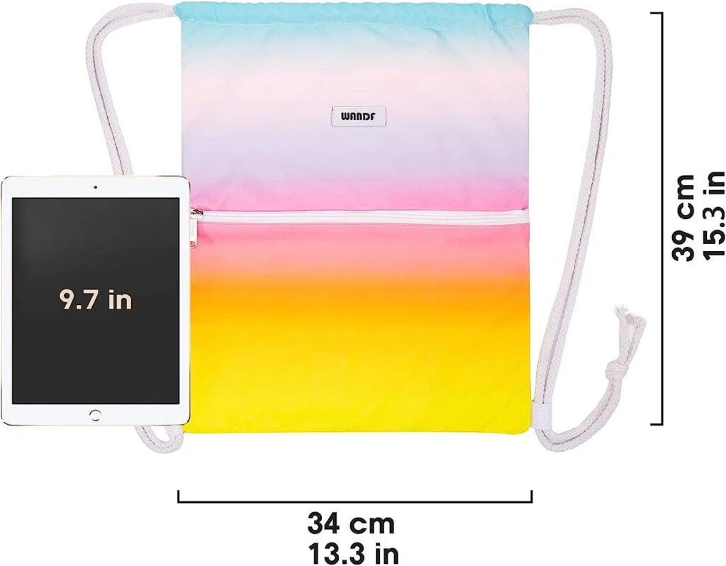 bagnu mochila deportiva cuerdas con bolsillo bolsa deporte saco tela cuerdas bolsa gimnasio unisex