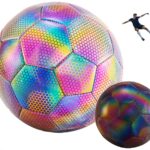 Balón De Fútbol Reflectante Luminoso Wikay Balones de Futbol Competición Training Balón Maravilloso Lustroso Balones de Fútbol de Entrenamiento Tamaño 5 Unisex Adulto 6 balon de futbol reflectante luminoso wikay balones de futbol competicion training balon maravilloso lustroso balones de futbol de entrenamiento tamano 5 unisex adulto 1