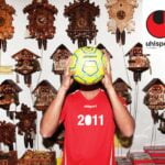 balon mate aspero pelota de futbol de entrenamiento o partido tamano 2 rojo y negro para ninos diametro 17 cm 1