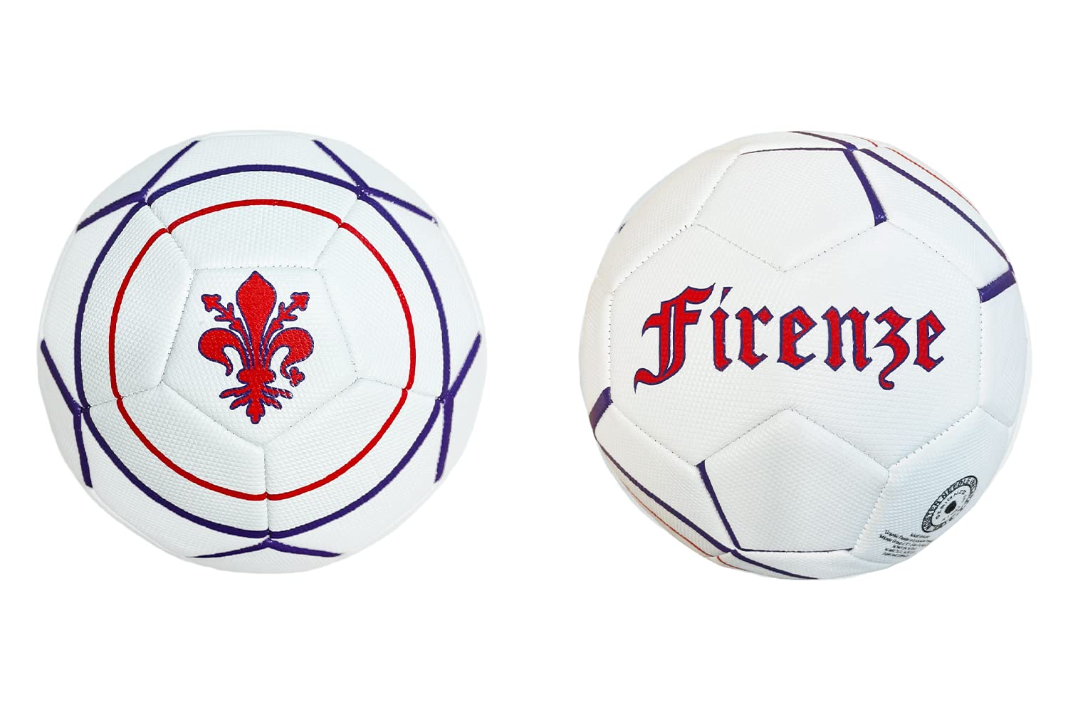 blu ritmo balon de futbol para adultos nino y nino bola de futbol grande para partidos y entrenamientos balon purpura blanco rojo con red antirotura tamano 5 lijo 1