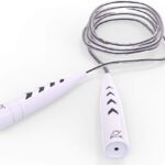 cuerda para saltar blukar cuerda saltar comba con mango antideslizante de espuma suave cuerda ajustable libre y rodamientos de bolas de rapidos para fitness ejercicio de intervalos crossfit 2 8m