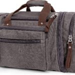 decamino bolsa deporte impermeable lona plegable y compartimento zapatos bolsa gimnasio con multiples bolsillos para deportes gym mochila deporte mochila viajes avion fines de semana o vacaciones