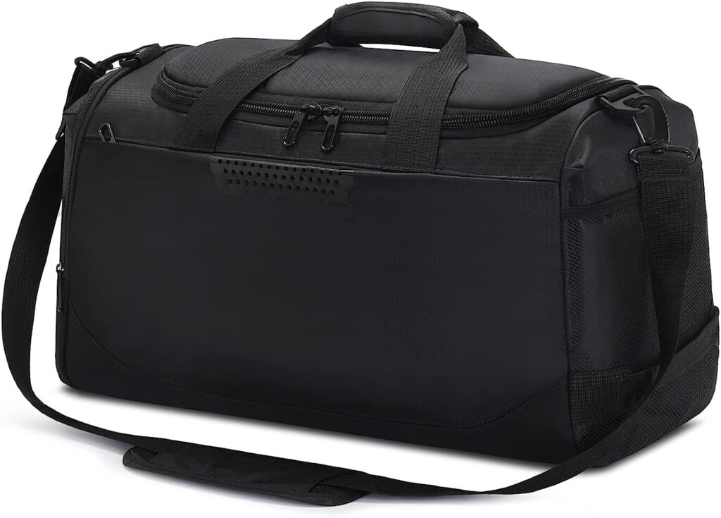 fuawoke bolsa de deporte gimnasio fitness viaje vacaciones deportiva mochila 50l negro