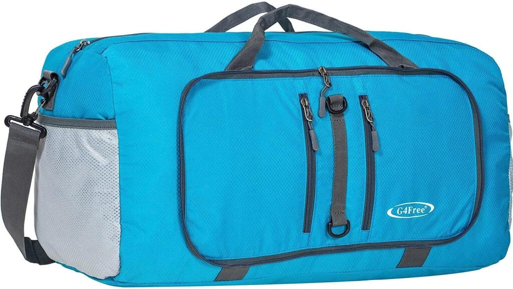 g4free 40l bolsa de viaje plegable bolsa ligera mochila deportiva bolsa de mano de equipaje de 22 inch para natacion de gimnasio deportivo