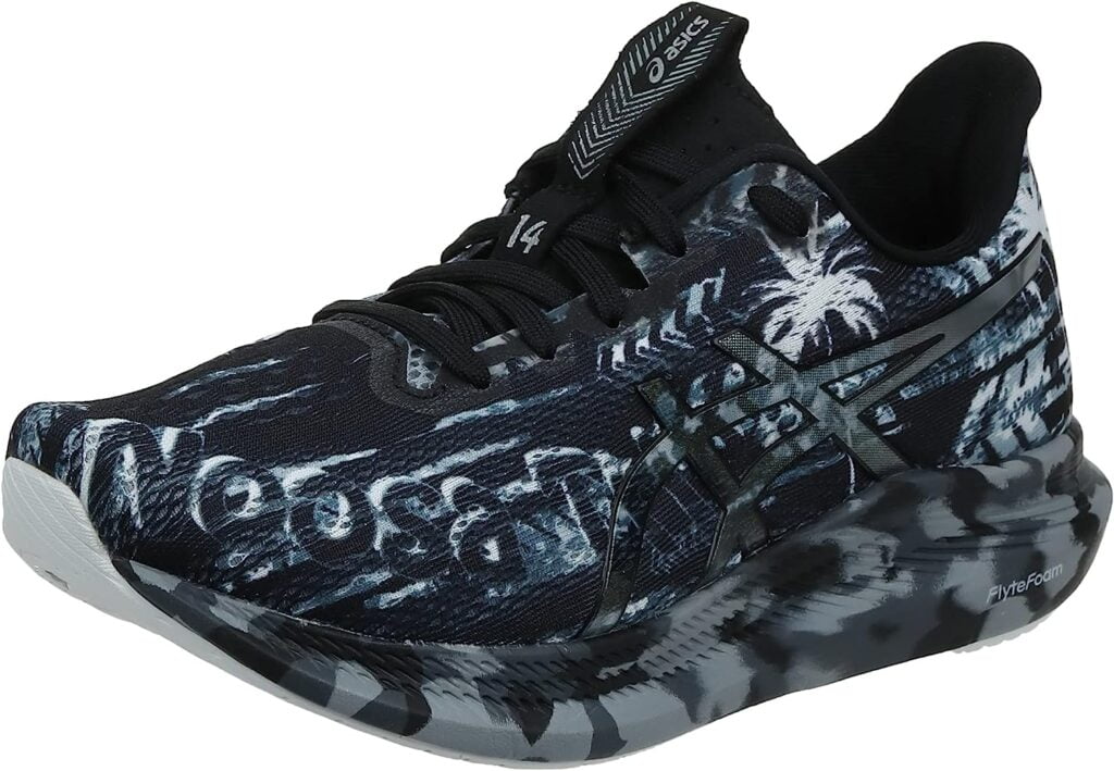 gel noosa tri 14 zapatillas de carretera para hombre negro blanco