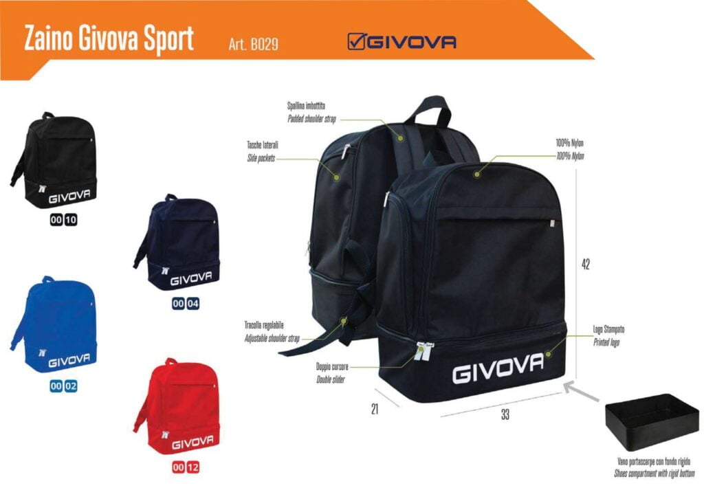 givova mochila sport