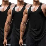 hombre atletico entrenamiento tank tops transpirable comodo muscle camisetas para correr entrenamiento secado rapido gimnasio ropa deportiva