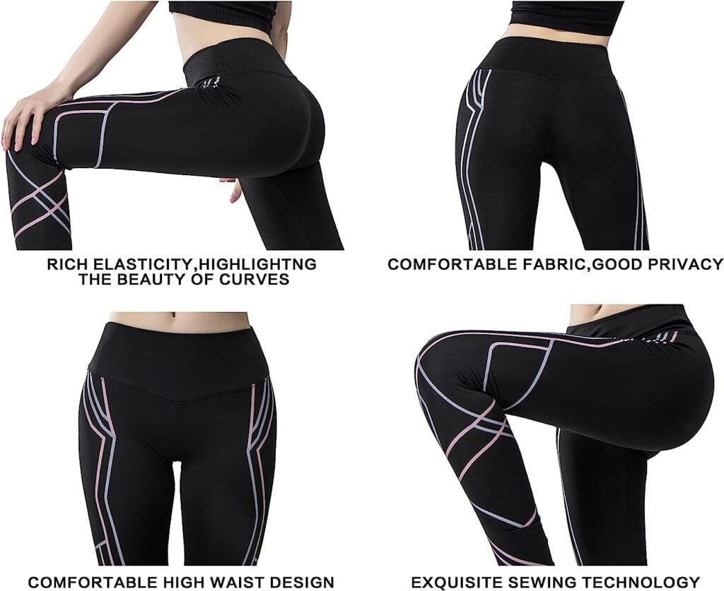 leggings mujer push up mallas pantalones deportivos anticeluliticos suave malla transpirable elasticos alta cintura elasticos yoga fitness de control la barriga