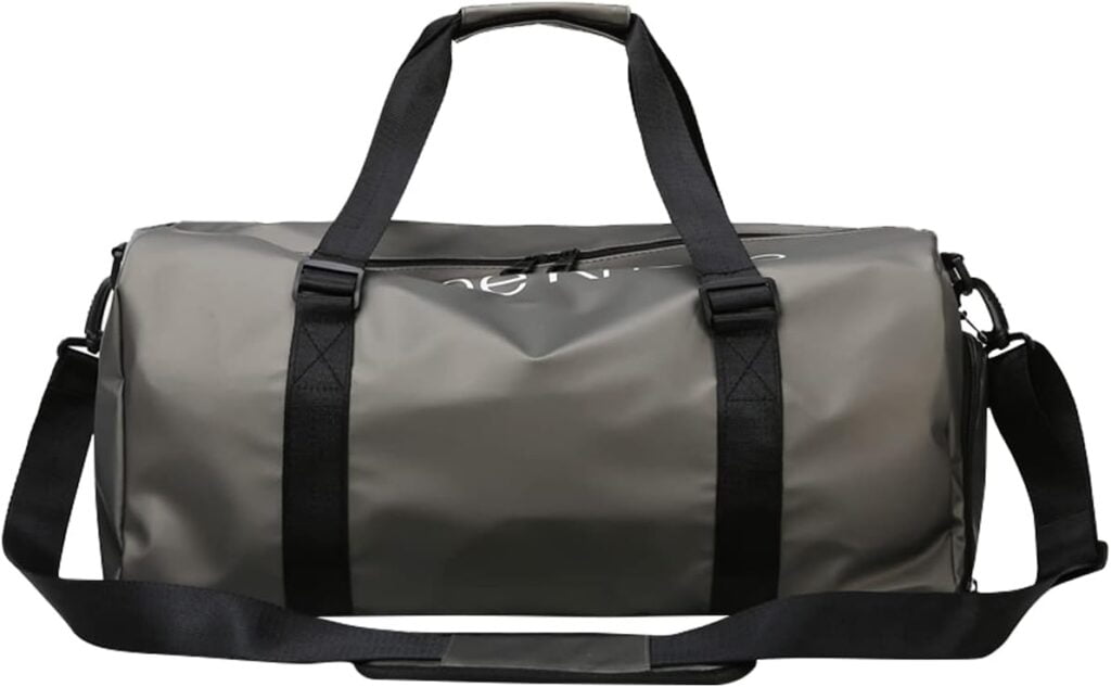 macause bolsa de deporte para gimnasio bolsa de viaje ligera bandolera con correas impermeables y compartimento para zapatos mochila grande para mujeres y hombres