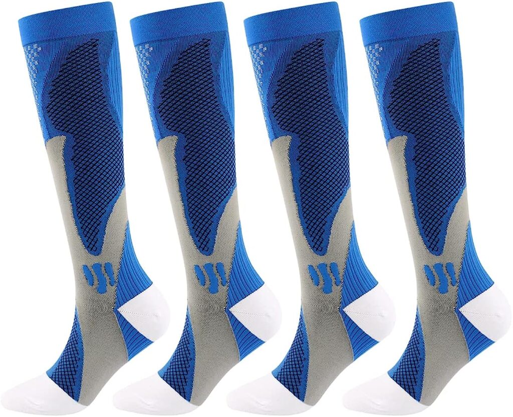 medias de compresion calcetines de compresion mujer y hombre 18 mmhg para runningciclismo deporte trotar correr volar viajar