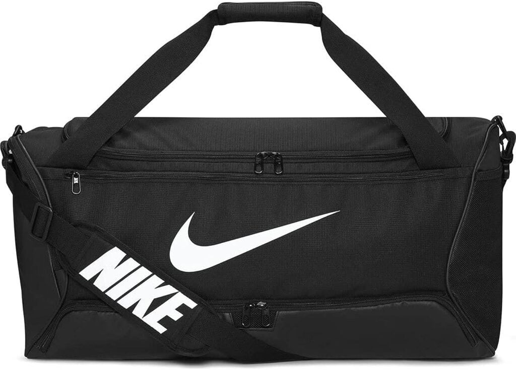 nike dm3977 010 brasilia 9 5 sports backpack unisex black black white 1size