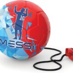 outdoor met43000 messi pelota de entrenamiento tacto suave tamano 2 color rojo 1