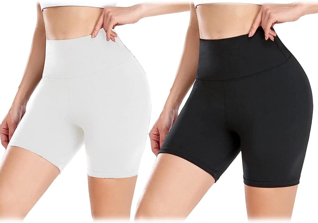 pantalones cortos deportivos para mujer leggings cortos de yoga cintura alta con bolsillosmallas cortas para ciclismo fitness running control de barriga