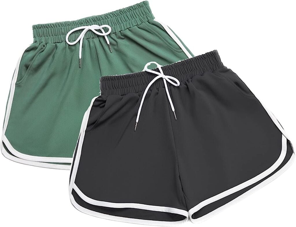 pantalones cortos deportivos para mujer pantalon corto deportes cintura elastica transpirable secado rapido para yoga playa casuales gimnasio ejercicio fitness running verano tamano s l
