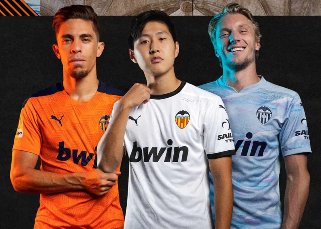 puma 2020 2021 valencia home football soccer t shirt camiseta 1