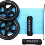 readaeer ab roller rueda de abdominales para flexionesrodillo de rueda para abdominales con doble ruedaejercicio en casa