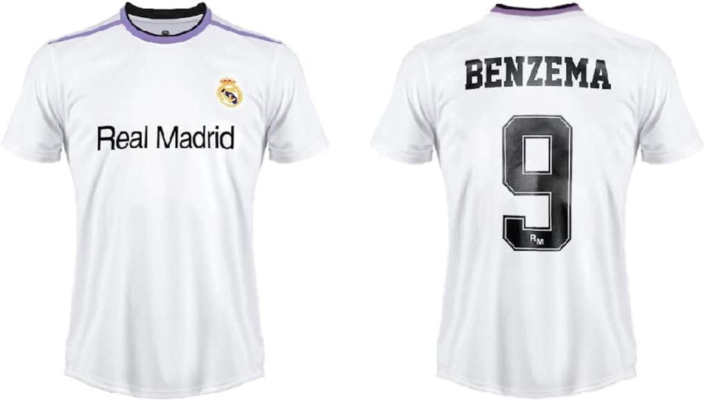 real madrid camiseta primera equipacion de la temporada 2022 2023 replica oficial con licencia oficial adulto 1