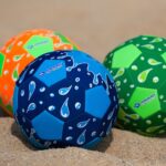 schildkrot pelota de futbol de playa de neopreno tamano 5 o 21 cm nuevo diseno colores surtidos superficie textil antideslizante resistente al agua salada 970343 1