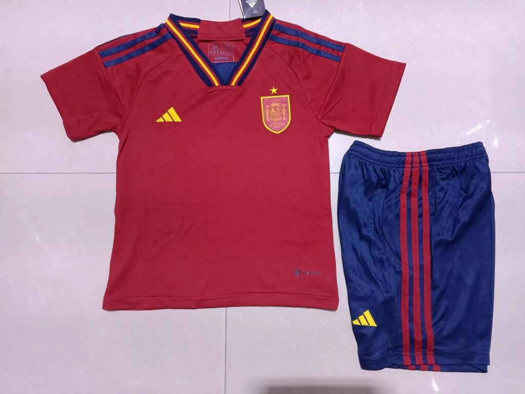 spain equipo de futbol de espana temporada 2022 23 oficial camiseta ninos 1