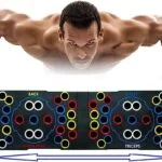 TOMSHOO Push Up Rack Board, 14 en 1 Tabla de Flexiones, Push Up Board, Tabla Push-Up Portátil Multifuncional, Soportes para flexiones, para Ejercicios en casa, Barra de Abdominales, Sit-Ups Barra 6 tomshoo push up rack board 14 en 1 tabla de flexiones push up board tabla push up portatil multifuncional soportes para flexiones para ejercicios en casa barra de abdominales sit ups barra