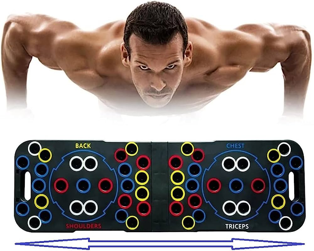 tomshoo push up rack board 14 en 1 tabla de flexiones push up board tabla push up portatil multifuncional soportes para flexiones para ejercicios en casa barra de abdominales sit ups barra